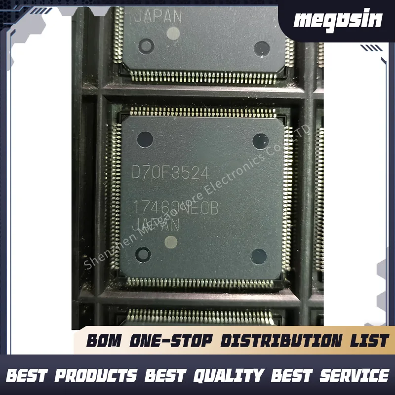 1pcs/lot D70F3524 UPD70F3524 QFP144 CPU chip on the computer board is prone to damage