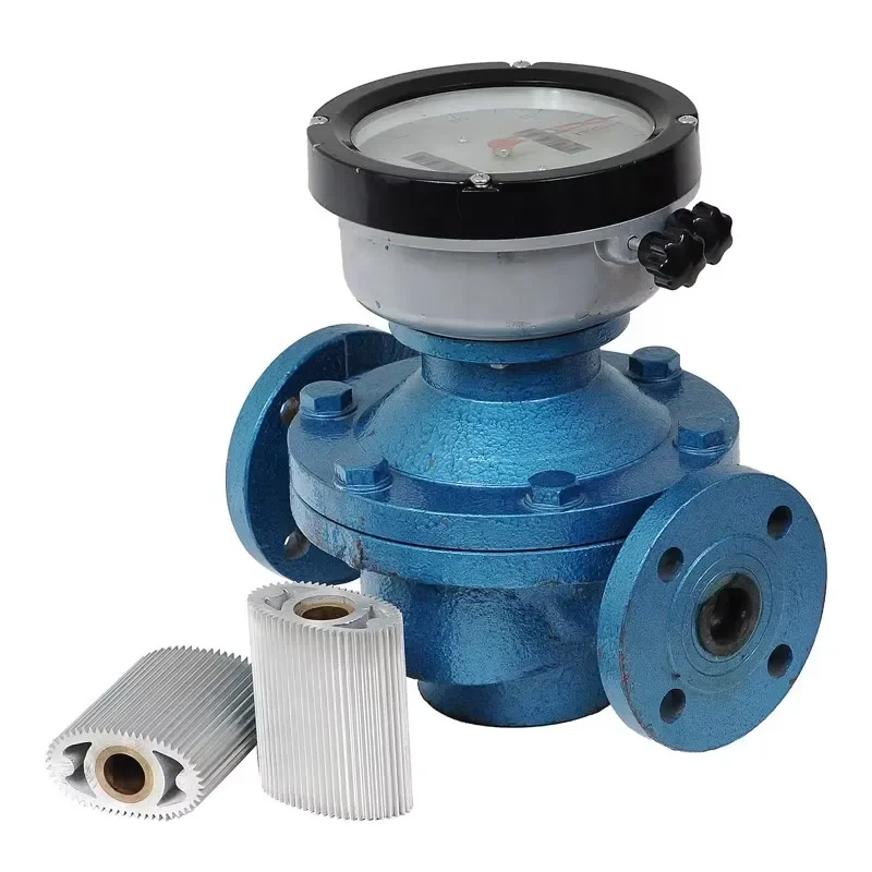 GN Asphalt Bitumen Fuel Oil High Temperature Oil Oval Gear Flow Meter