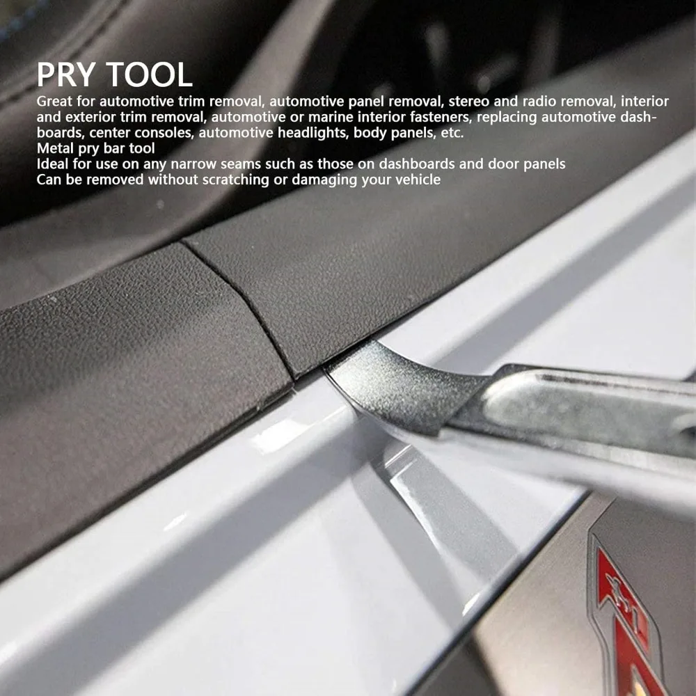 4140 حدق الصلب أداة الصفائح المعدنية حدق أداة سيارة تقليم أداة إزالة الصواميل عدة قضيب رفع أداة لوحة الباب #4