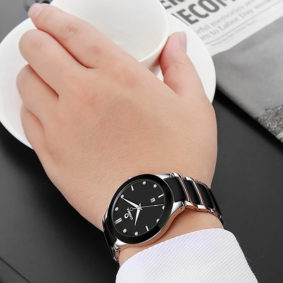 CASIMA 腕時計 シンプル トレンド ファッションウォッチ 多用途 防水 夜光 メンズ クォーツ時計 モデル NL-6003G-998