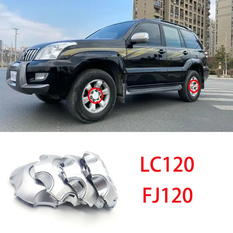 

4/ Piece suitable for the center hub covers for TToyota Land Cruiser Prado LC120 FJ120 2700 4000 wheels