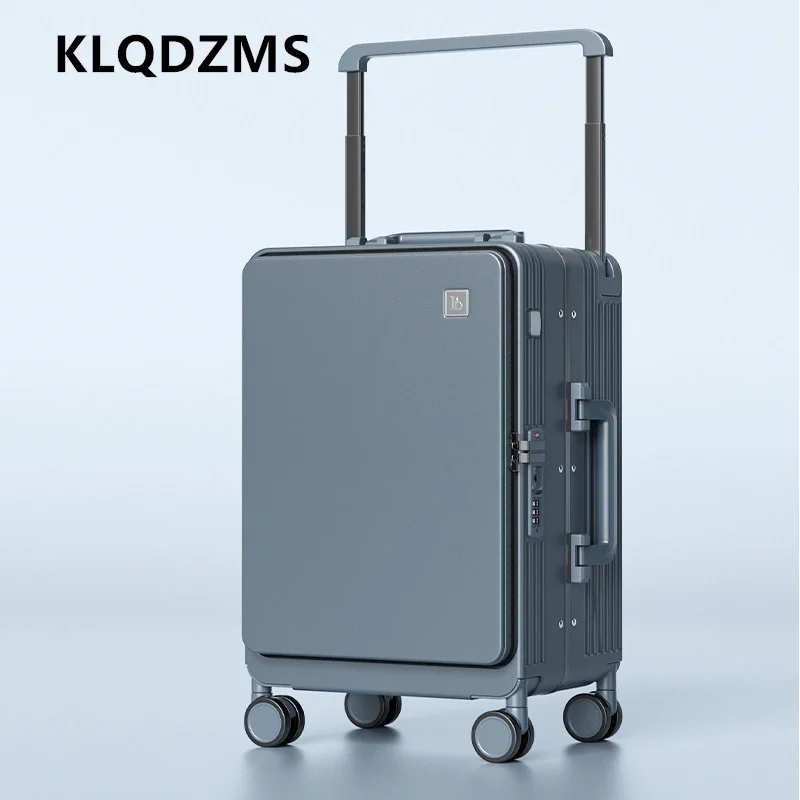 KLQDZMS ABS+PC-Koffer, Trolley-Koffer mit großem Fassungsvermögen, Damen-Boardingbox, 20 Zoll, 24 Zoll, 26 Zoll, 28 Zoll, Reisetasche im Wagenstil, Herrengepäck