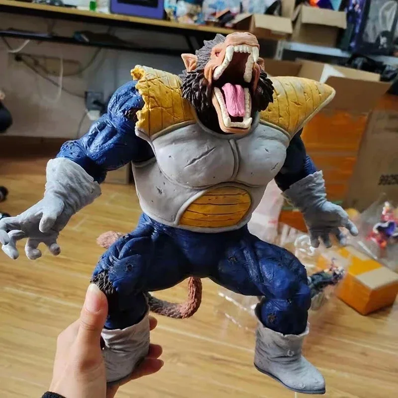 Dragon Ball Z Vegeta Goku Theatrical Version Become A Golden Ape Gorilla Anime Figure Statue Model Ornament Kids Christmas Gifts