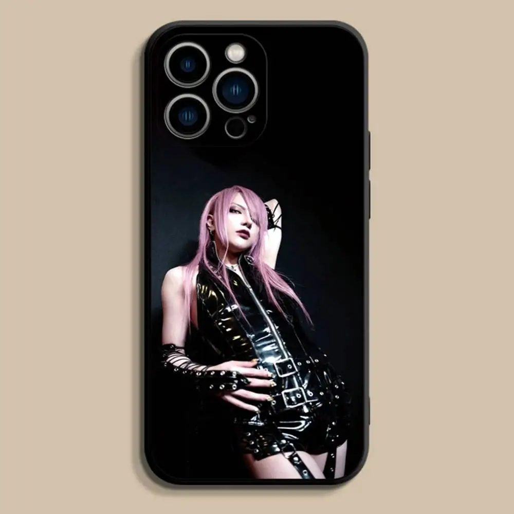Custodia per telefono Singer J-Jiluka S-Sena in silicone nero morbido per iPhone 17,16,15,14,13,12,11,Pro,Max,Plus,E,SE4,Air,Mini