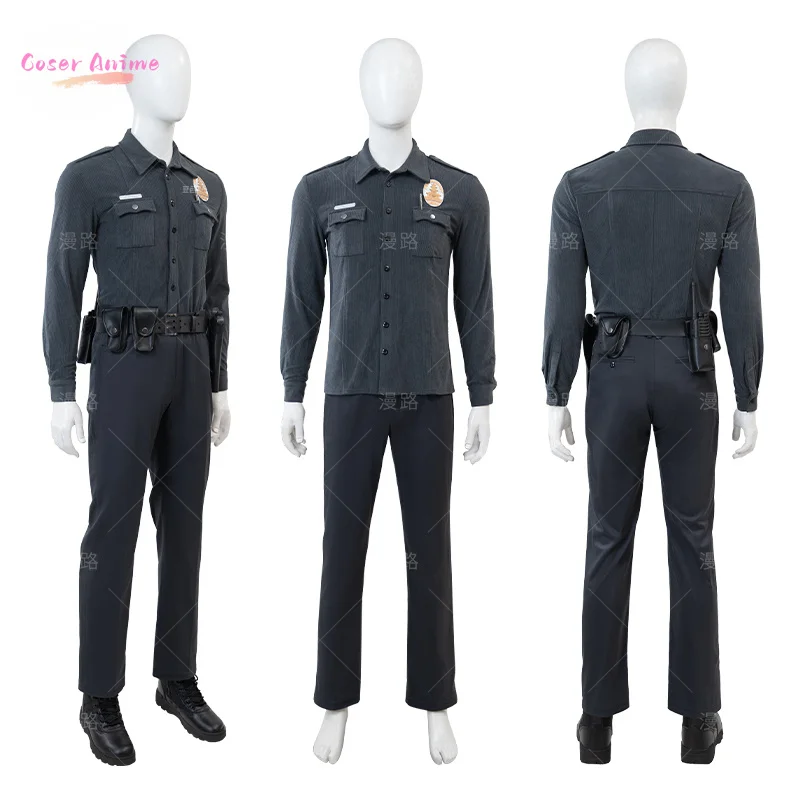 مورتال كومبات 1 T-1000 أزياء تنكرية موحدة للهالوين كرنفال حفلة عيد الميلاد لعب دور الملابس الملابس للرجال