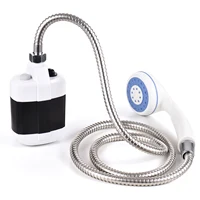Ducha de Camping portátil, bomba de ducha eléctrica recargable por USB para exteriores, para acampar, lavado de coches, jardinería, limpieza de mascotas