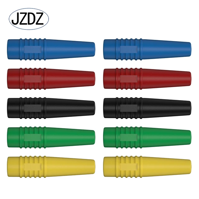 JZDZ 10 sztuk 2MM wtyczka bananowa gniazdo żeńskie wtyczka testowa Terminal złącze przewodu elektrycznego J.10048