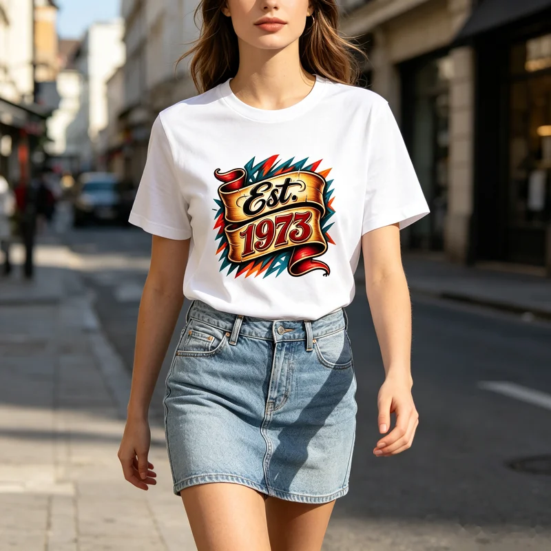 Balloon Boy Graphic T-Shirt Unisex Casual Streetwear Minimalist Print Cotton Tee Summer Couple Matching Tops Hipster Fashion