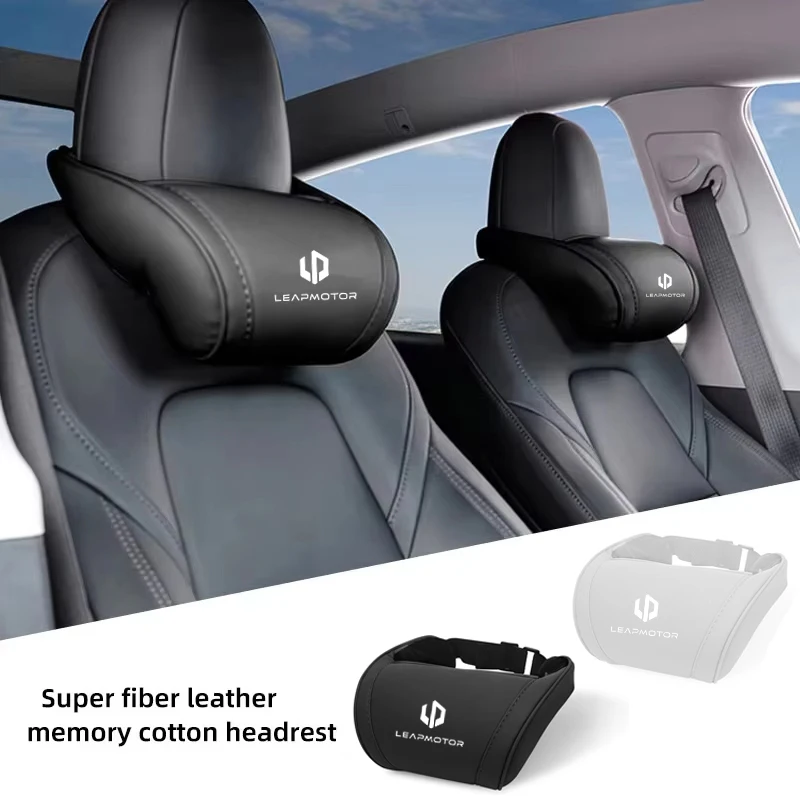 Für Leapmotor C10 C11 C16 T03 B10 B01 Autositz-Kopfstütze Memory-Schaum Nackenkissen Auto-Innenausstattung Zubehör