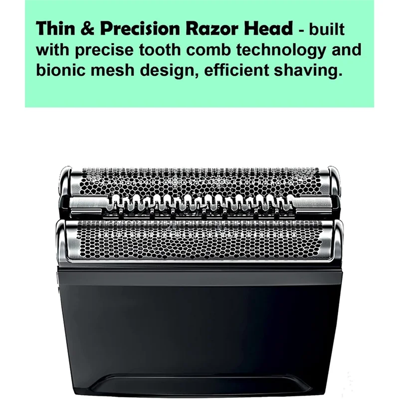 AT28-52B Replacement Head For Braun Electric Shaver S5 Wet And Dry Replacement Foil And Cutter 5190Cc 5090 5020