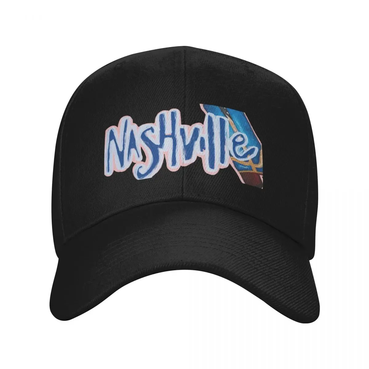 Nashville cowboy boot sticker Baseball Cap Mountaineering funny hat Anime Hat Beach Bag For Girls Men's