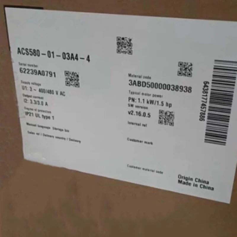 新しいオリジナル ACS510-01-088A-4 ACS510-01-180A-4 インバーター在庫 1 年保証 ACS5 10-01-088A-4 ACS5 10-01-180A-4