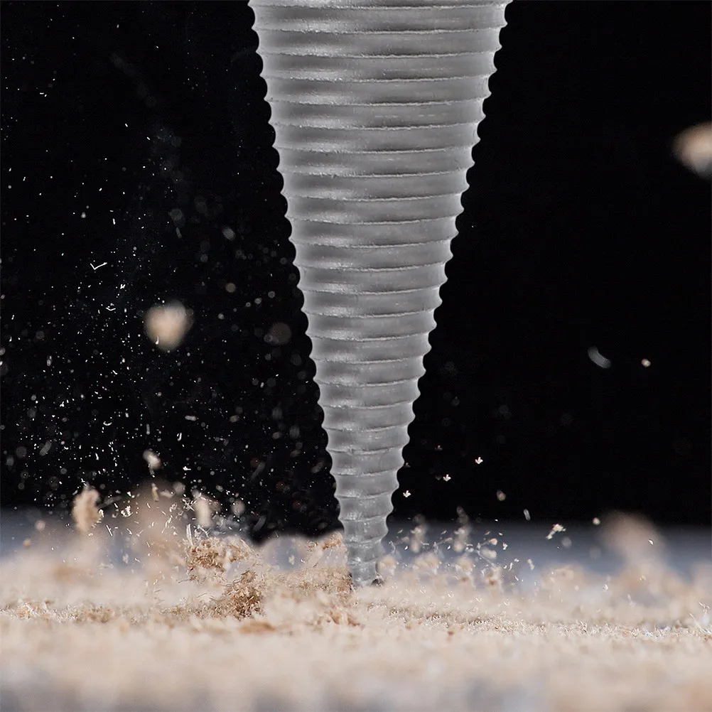 

2Pcs Firewood Drill Bit Wood Splitter Cones High-Speed Steel Log Splitter Drill Bit Tool for Woodworking Outdoor Camping Farm