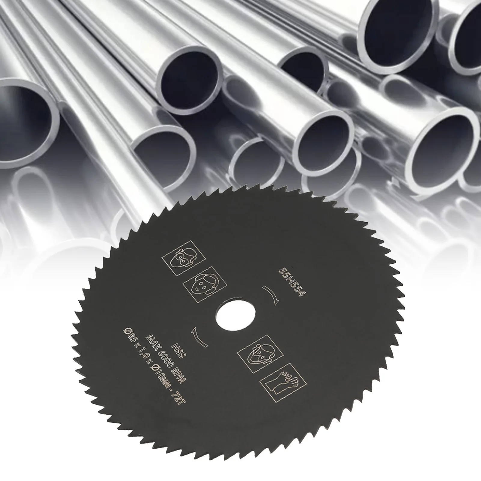 85mm*10mm 72T HSS 원형 톱날 절단 디스크 휠 목재 금속 원형 절단 톱 목재 절단 디스크 원형 톱날