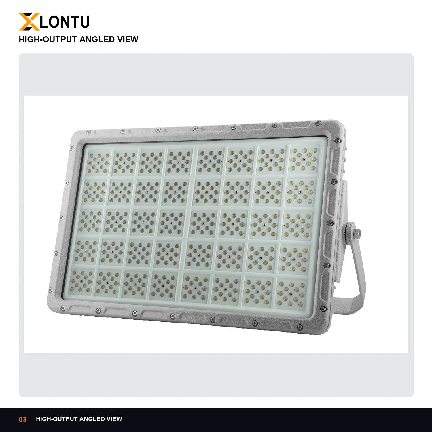 LONTU JM9111 Explosion-Proof LED Floodlight 30-400W Ex Db IIB T6 Gb IP66 120lm/W WF2 for Oil Refining Chemical Plant