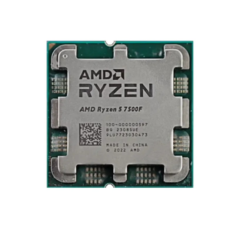 AMD New Ryzen 5 7500F R5 7500F 3.7GHz 6-Core 12-Thread CPU  5NM L3=32M 100-000001015 Socket AM5 Tray  but without cooler