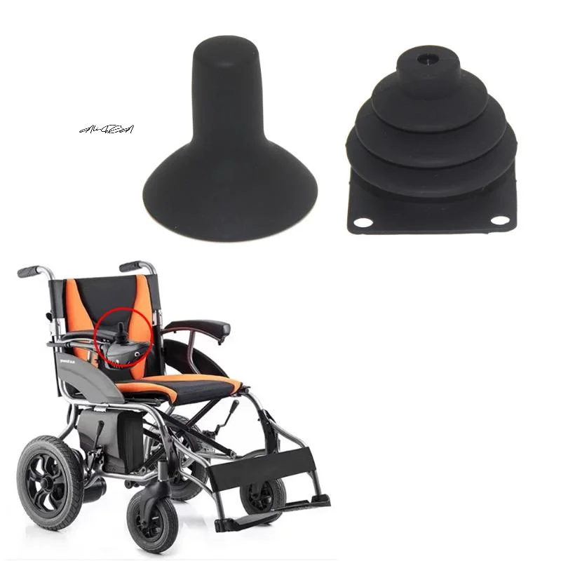 Universal Silicone Electric Wheelchair Joystick Button Cap Light Portable Smooth Start Handle Knob Easy Install for Wheelchairs