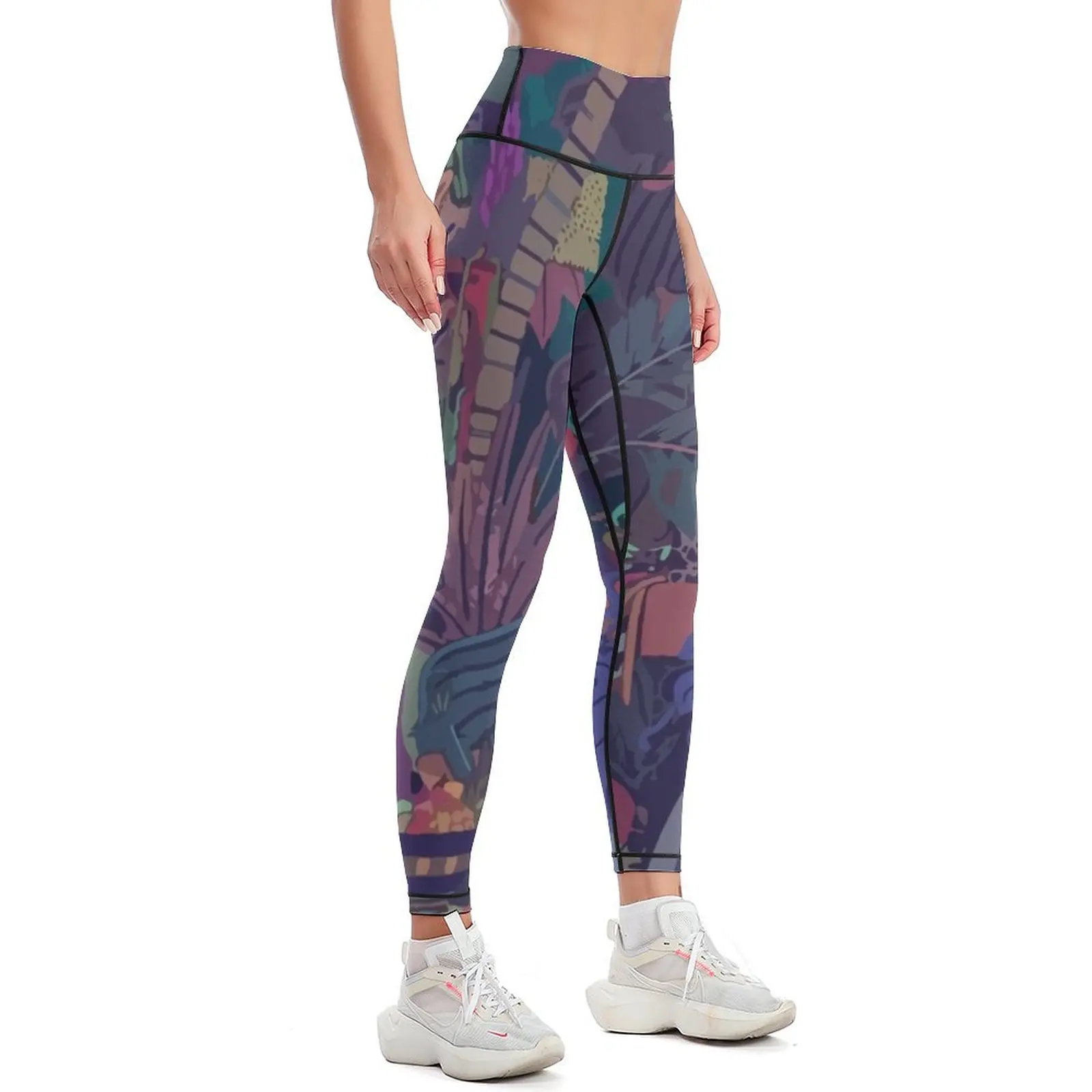 GLASS ANIMALS // ZABA Leggings Leginsy push up sportswear for gym Women's sportswear Womens Leggings