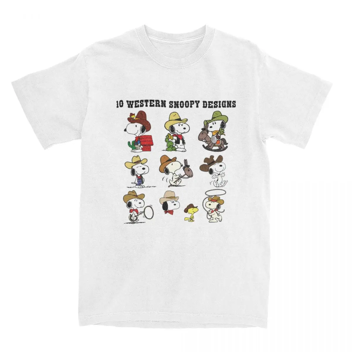 Funny Snoopy Cartoon Men Women T Shirt Comic Kawaii Accessories Vintage Tee Shirt T-Shirt Cotton Gift Idea Clothes