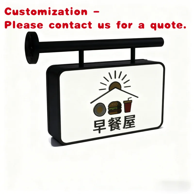 custom.Custom Outdoor IP65 Waterproof Double Sided 3D Acrylic Letter LED Illuminated Projecting Blade Sign Light Box Shop Front