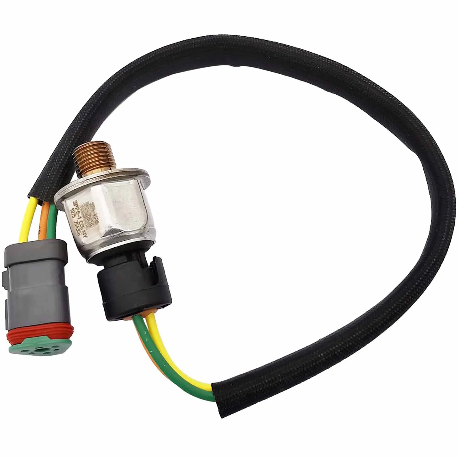

Fuel Injection Pressure Sensor 224-4536 3PP6-1 Compatible with C7 C9 Diesel Engine for Caterpillar CAT C7 3126 C15 MXS BXS NXS