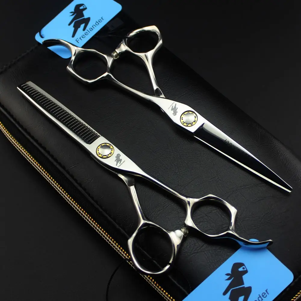 

Freelander 6.0 inch Styling Hair Scissors Professional High Quality Solon Barber Hairdressing Scissors Set With Case