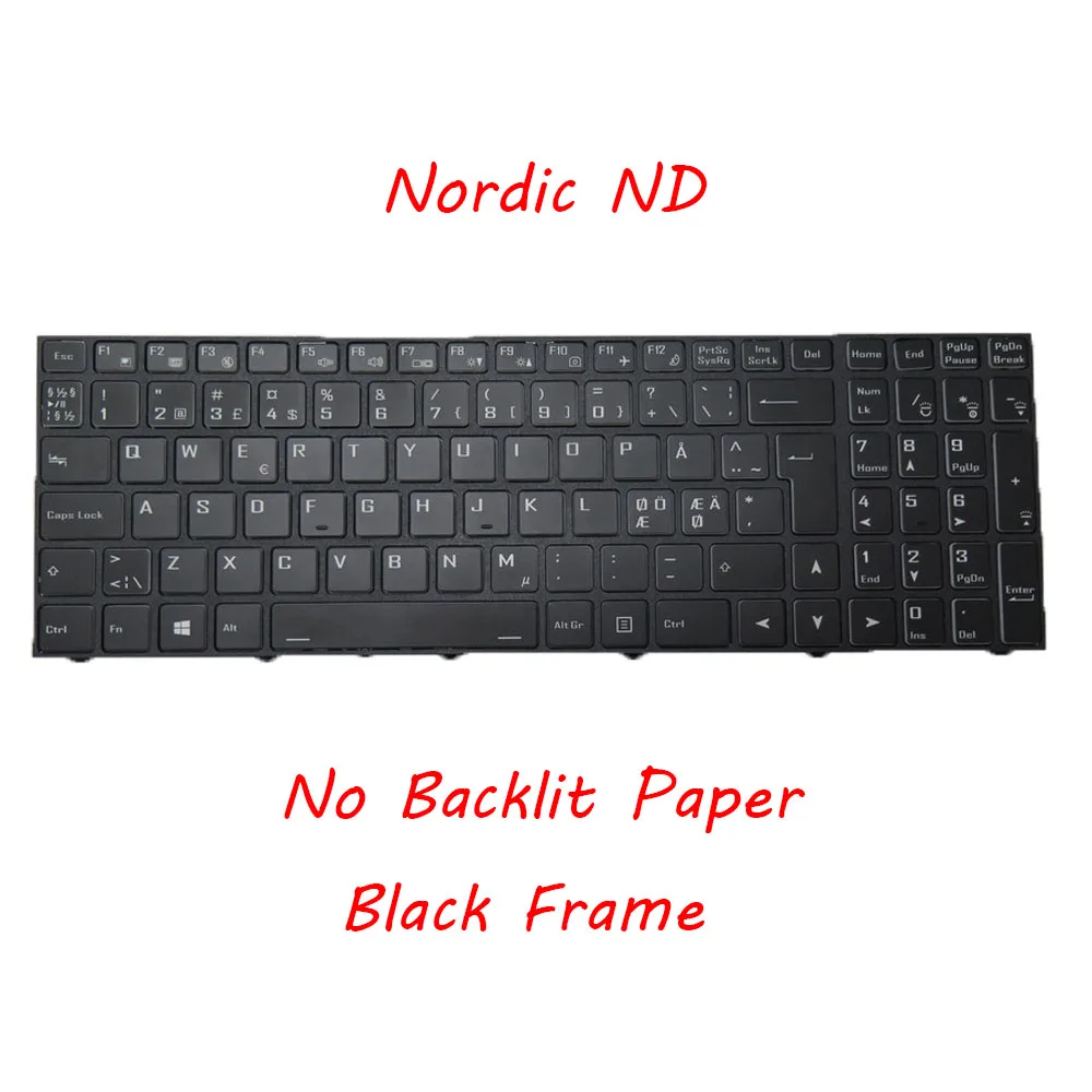 RU US ND NJ50 Keyboard For CLEVO NJ50CU NJ70MU CVM18H86SU-4302 6-80-NJ500-280-1 CVM18H86SU-4306 6-80-NJ510-280-1 CVM18H83US-4302