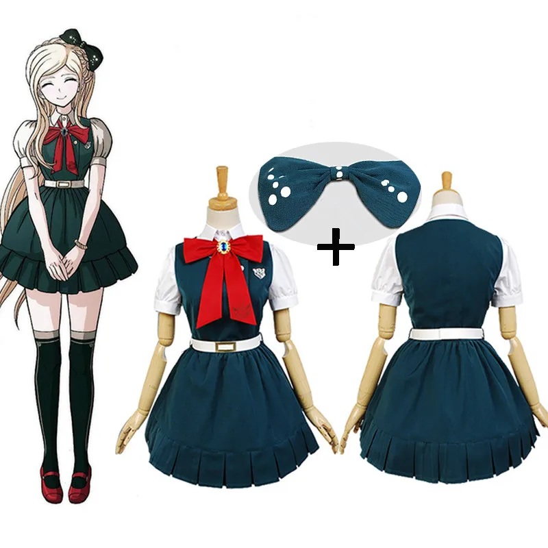 

New Anime Super Danganronpa 2: Sayonara Zetsubo Gakuen Sonia Nevermind Cosplay Costumes and wig Halloween For Women Custom Made