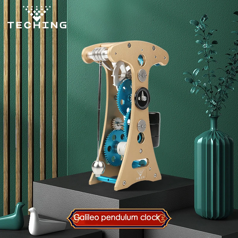 TECHING Galileo Gravity Pendulum Mechanical Clock Model Art Ornament Kit Collection