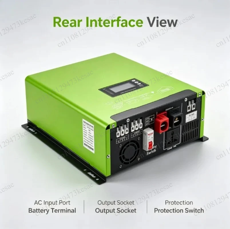 3KW 4KW Single Phase Low Frequency Solar Inverter, 24V Hybrid Inverter with MPPT Controller, Home Power System