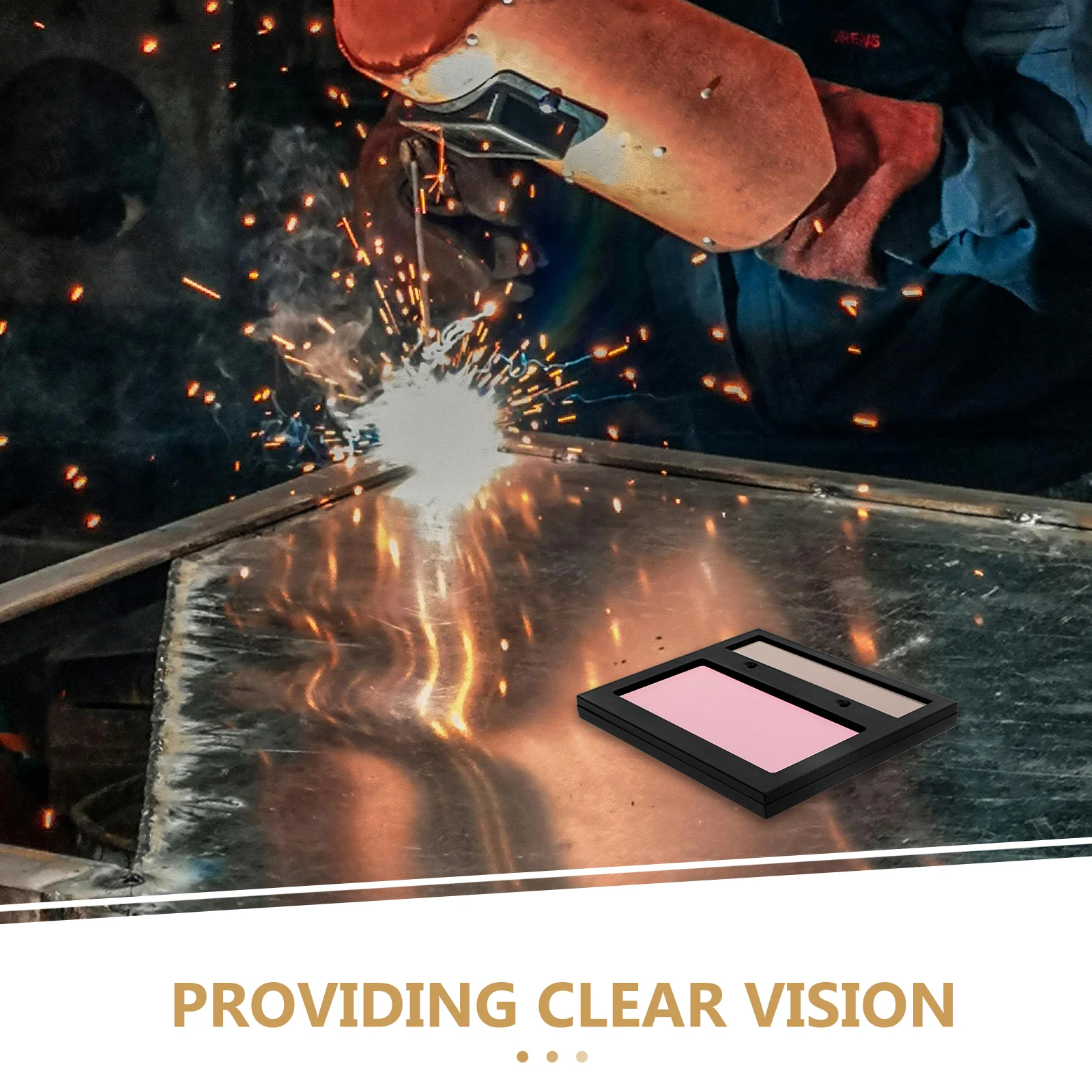 

Welding Lens Set Solar Auto-Darkening Replacement Glass Panel for Welding Masks Accessories 400B Mirror Group