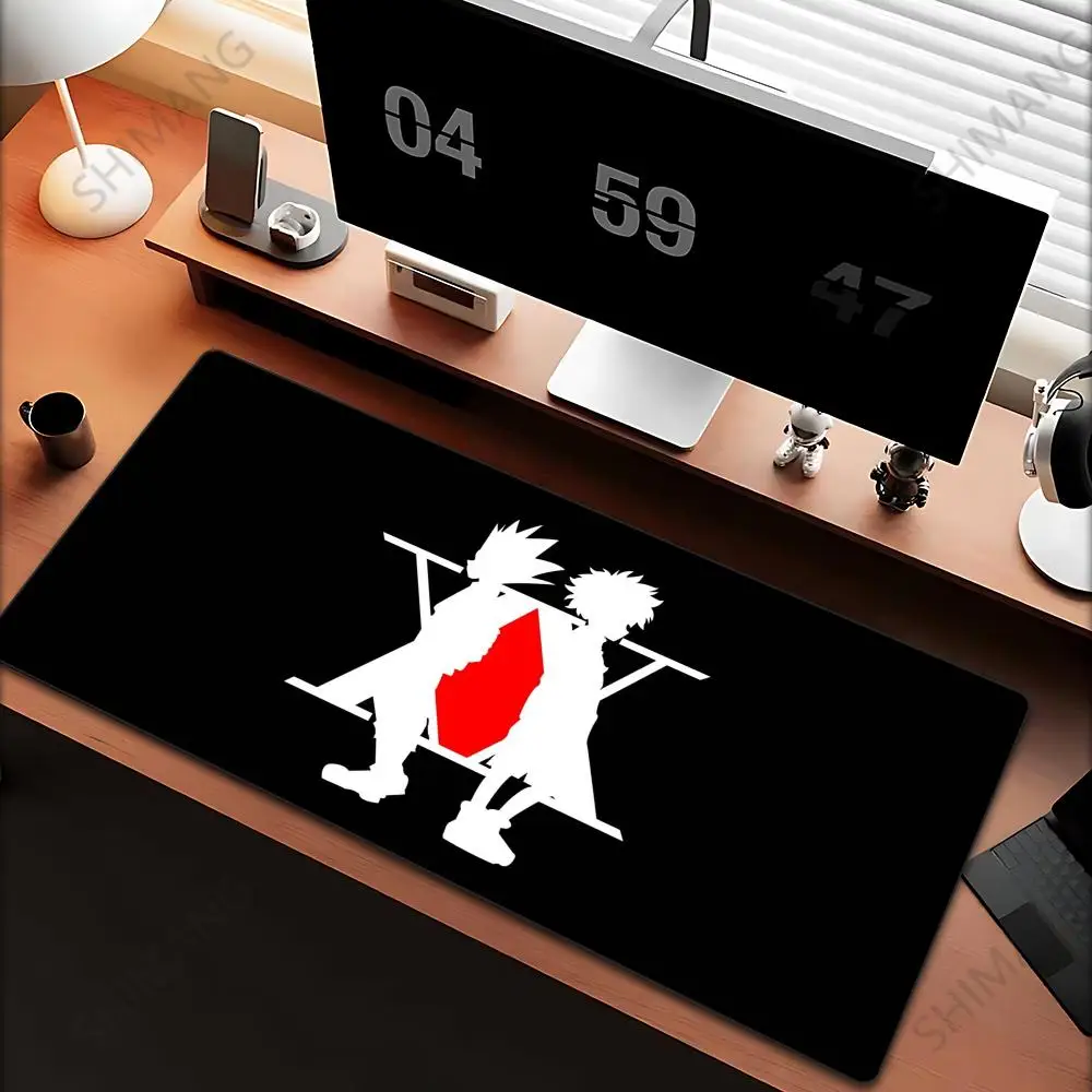

Large Mouse Pad Hunter x hunter Mouse Pad XXL Gaming Accessories Office Gamer Keyboard Desk Mat Non-Slip Laptop Anime Mousepad