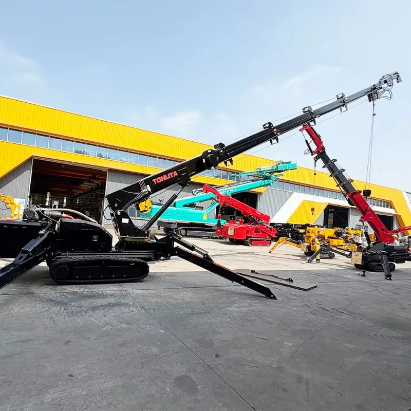 Customized Crane CE 5  8  10  12 Ton 20m 33m High Lifting Height Construction Use Telescopic Boom Spider Crane
