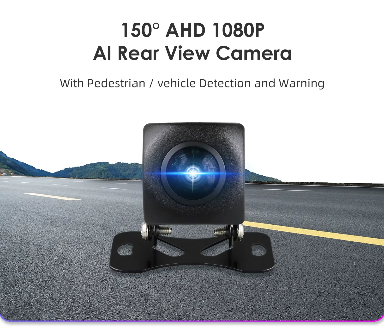 Introducing the Hizpo 720P & 1080P AHD Rear View Camera – Wide Angle Night Vision for Safe Driving