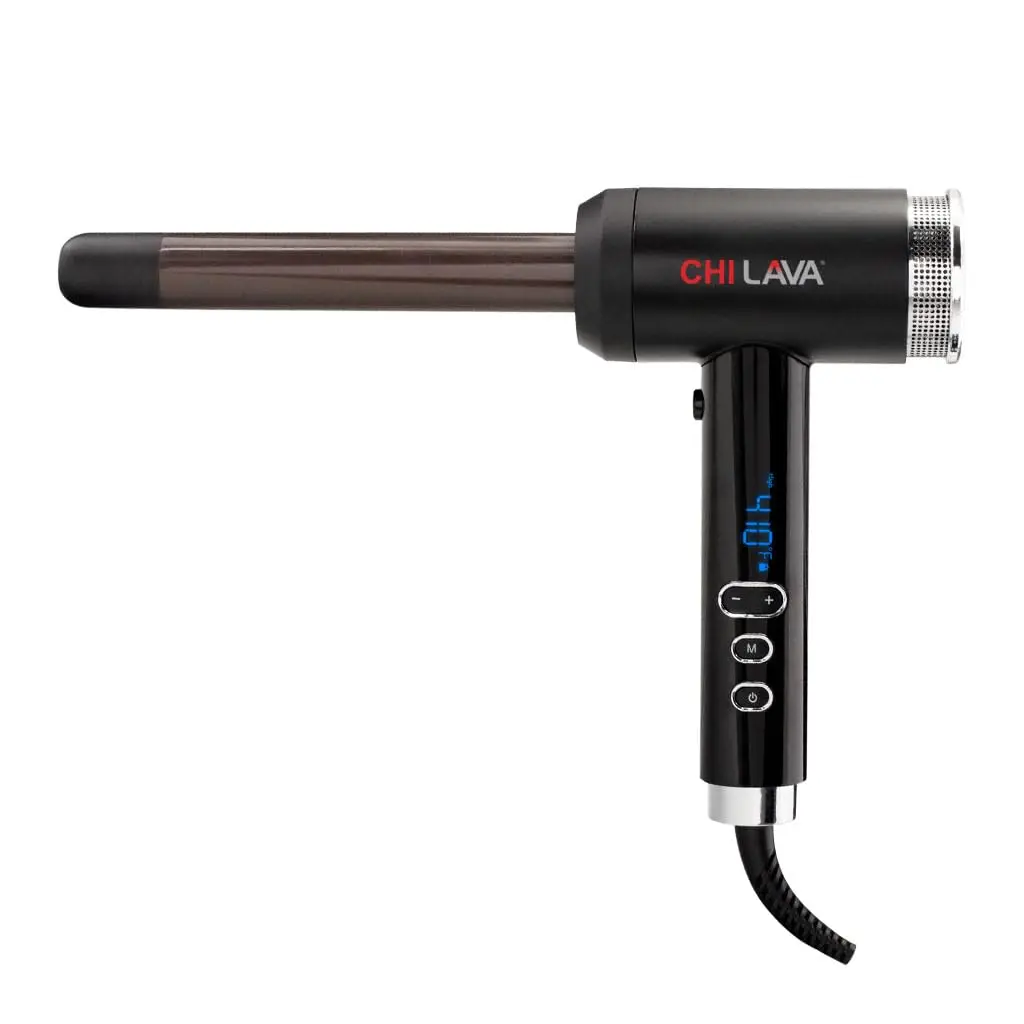 Lava Curl Shot Wand: Voluminous, Shiny & Long-Lasting Curls, Lower Temp, Ergonomic Design