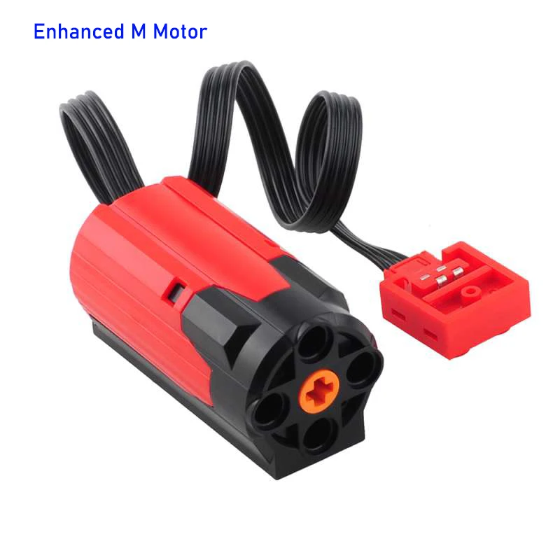 For MOC Blocks Power Functions Parts Enhanced Version M L XL Motor Servo Motor Compatible with LEGOeds