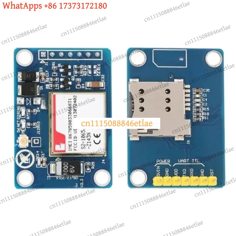 SIM800L V2.0 5V Wireless GSM GPRS Module Quad-Band with Antenna Cable Cap
