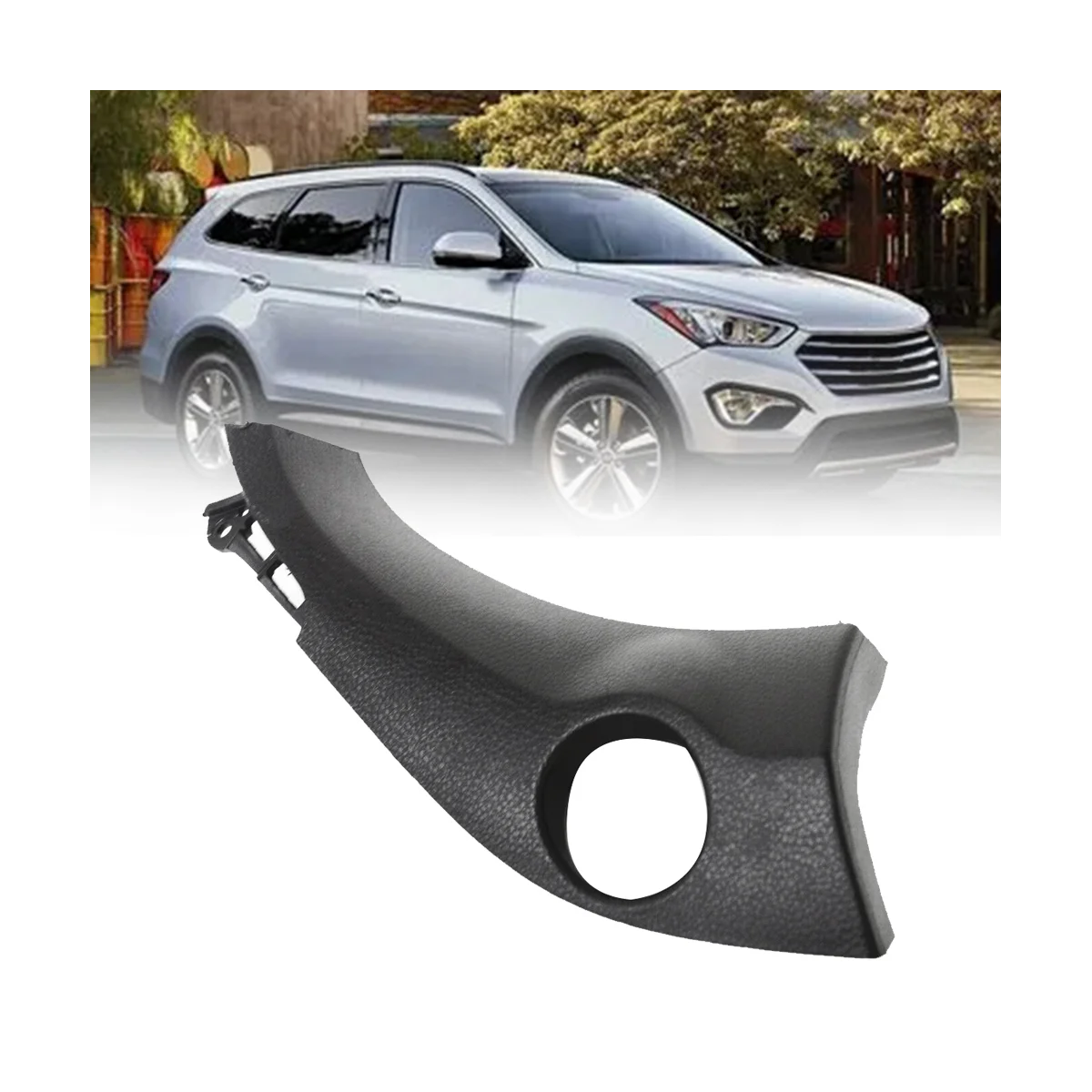 แผง84780-2W100RYN รถยนต์ด้านซ้ายคลิกเดียวแผงสตาร์ทสำหรับ Hyundai Santa Fe 2013-2017 C /pad CTR เริ่มสวิตช์ทริมแผ่นกันกระแทก