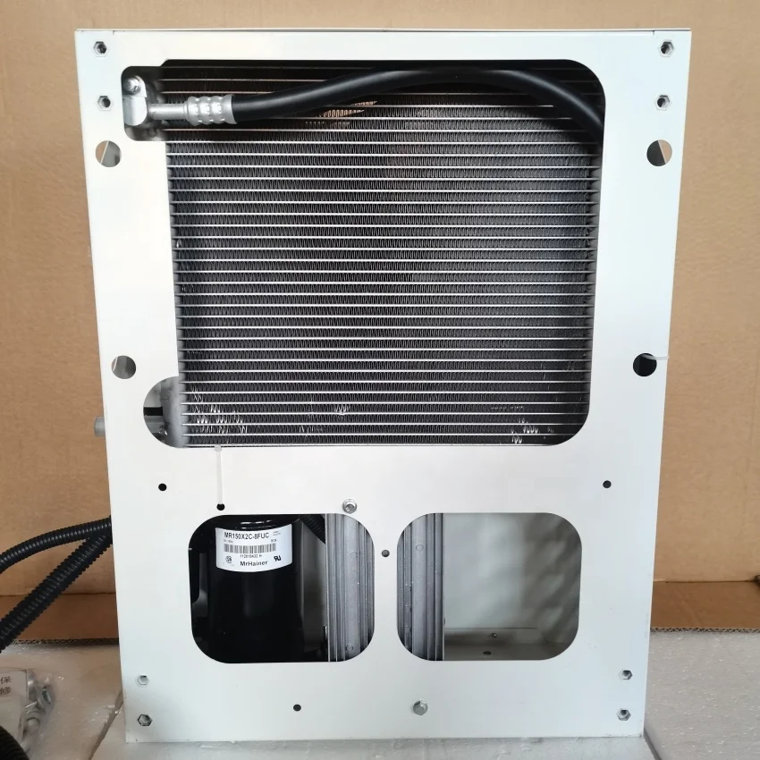 جرار فان المقصورة سبليت الكهربائية 24 فولت 12/24 فولت شاحنة وقوف السيارات مكيف الهواء 12 فولت تكييف الهواء #5