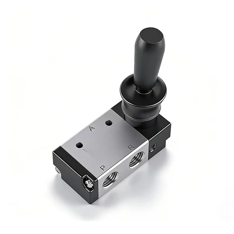 

3H210-08 3H310-10 3H410-15 1/4 3/8 1/2 Двухпозиционный трехходовой пневматический ручной клапан с рычажным управлением (толкание-тяни)