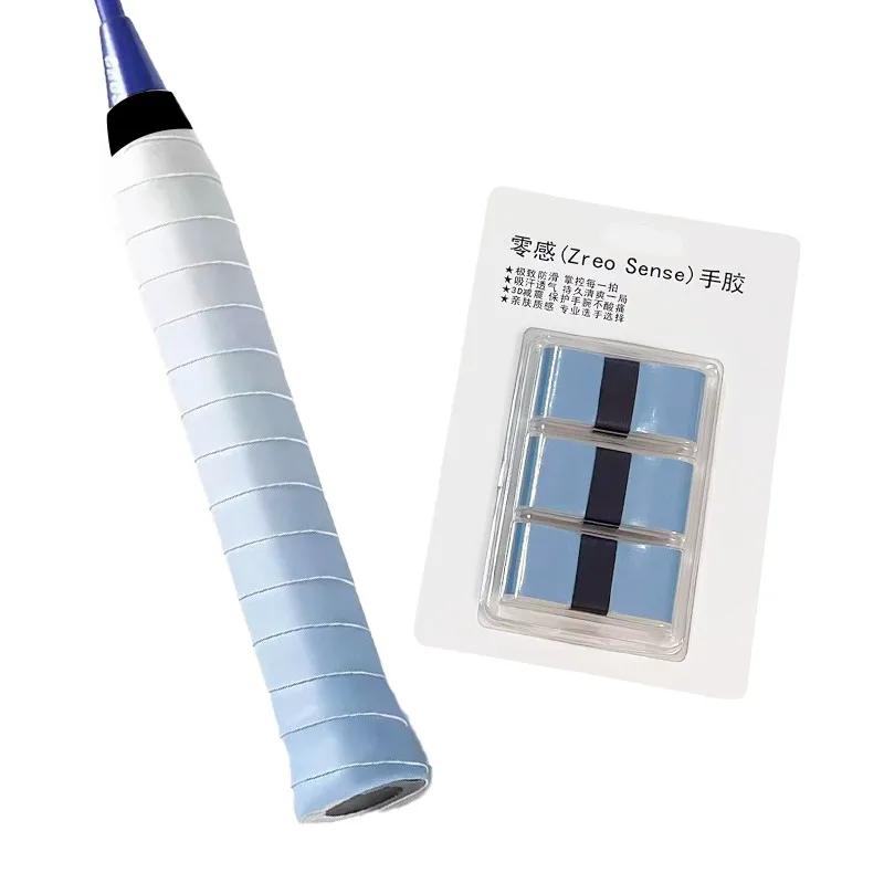 Non-slip Badminton Racket Handle Grip Gradient Overgrip Tape Winding Tennis Racket Rubber Grip Racquet Supplies Outdoor Sports