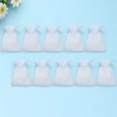 

10pcs Cleaner Nail Cleaner Accessory Bags Non Woven Dust Collector Pouches For Nail Drill Beauty Tools Practical Accessories