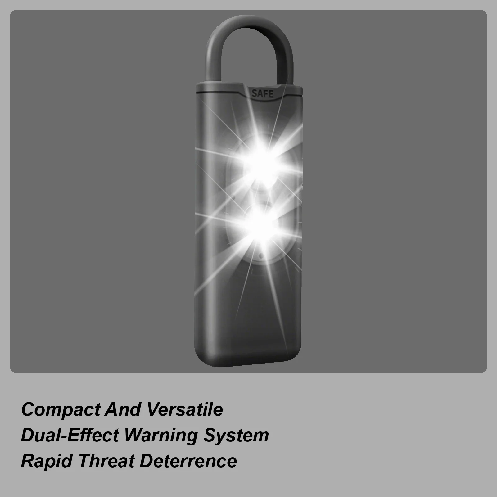 개인 안전 장치 135dB 보안 도구 방수 개인 경보 소리 큰 사이렌 안전 키체인 소녀용 어린이용 소년 소녀용