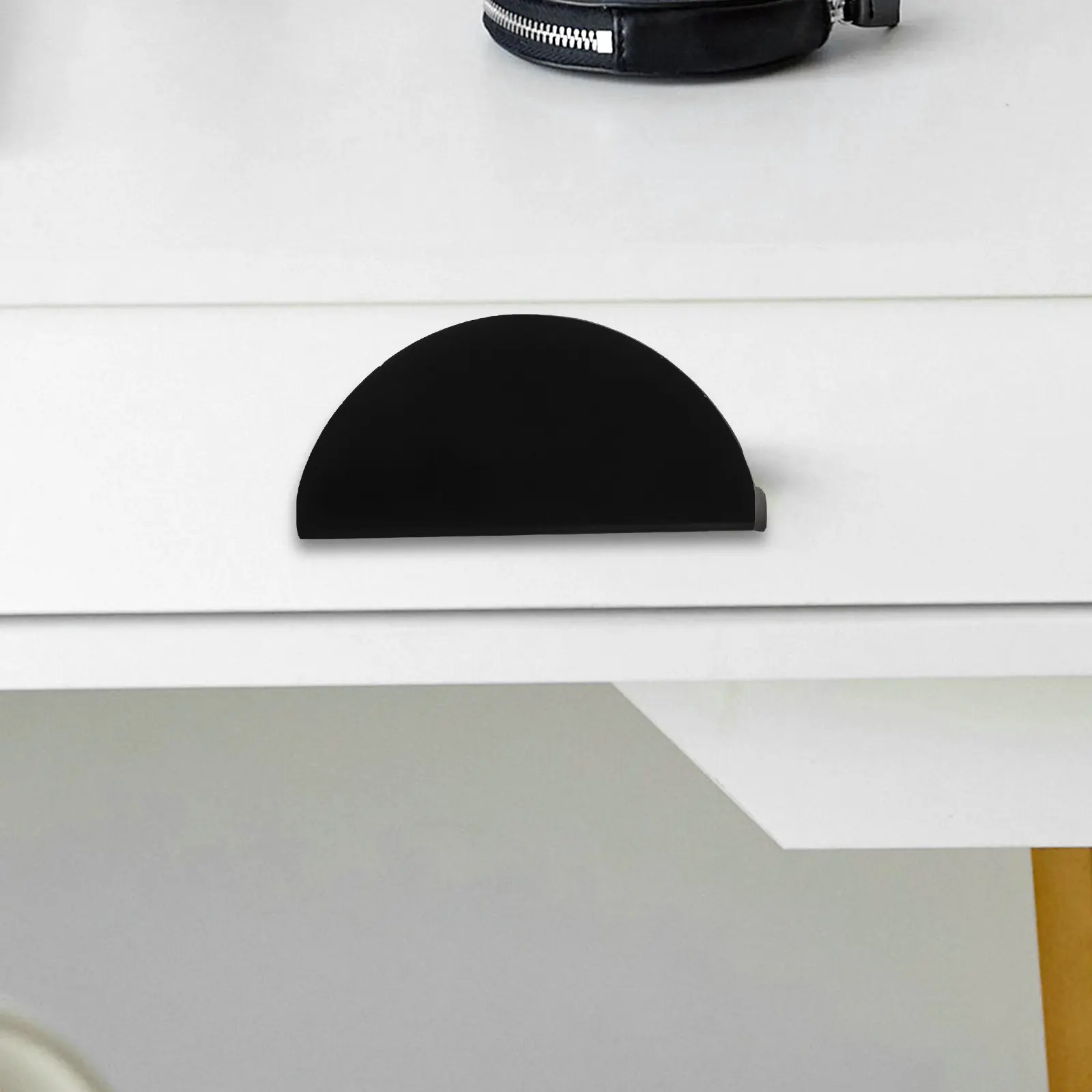

4Pcs Semicircle Modern Style Cabinet Handles Durable Metal Door Knobs for Drawers and Cupboards Dresser Drawer Knobs
