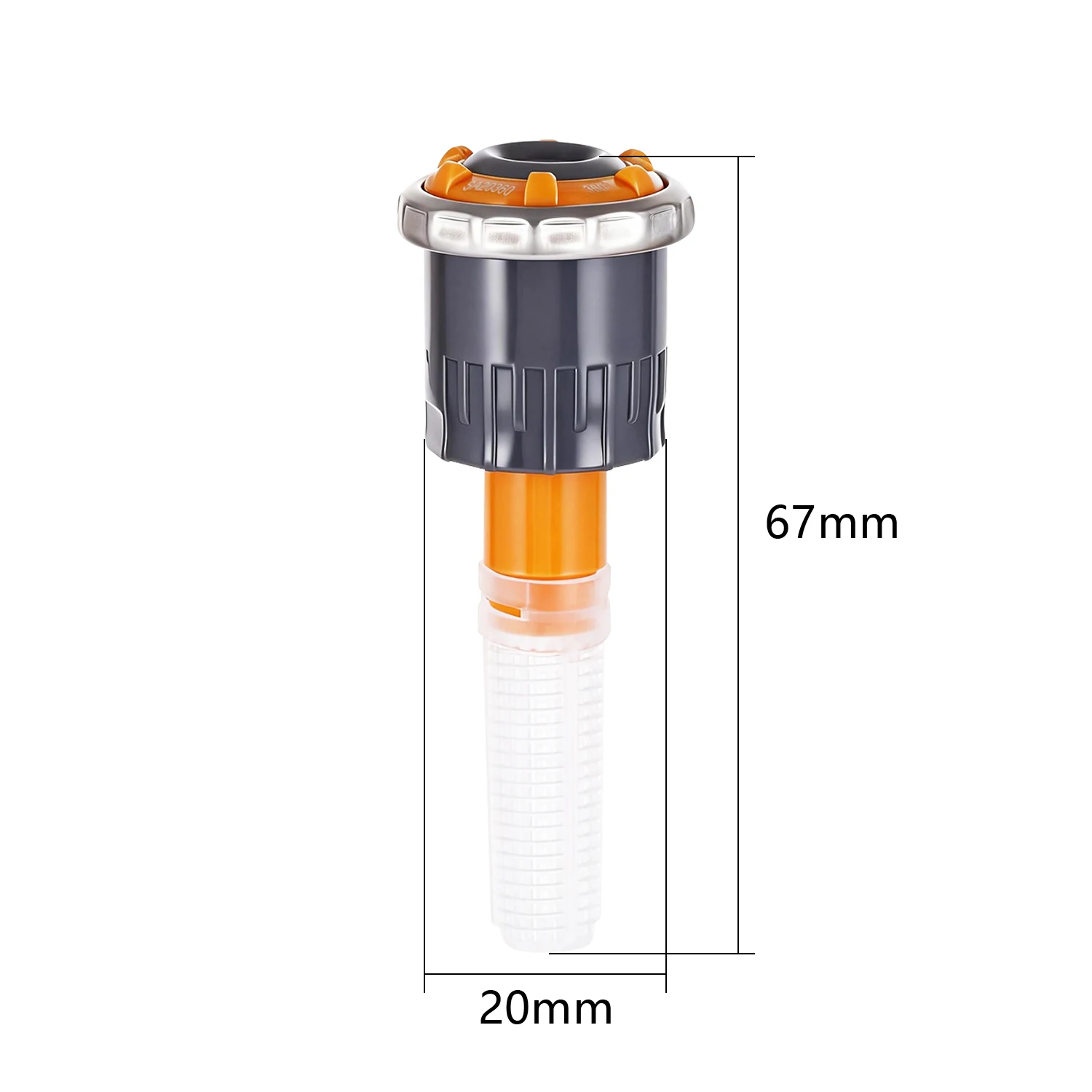 Ersatz-Streudüse für Pop-up-Sprinkler 90 ° ~210 ° /360 ° Verstellbarer Garten-Rasensprinkler für Bodeneinbau – Detail 5