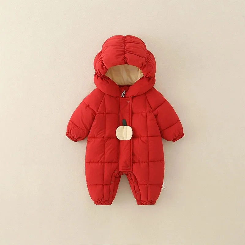 Baby New Style Cotton Coat Warm and Comfortable Autumn and Winter Thick Cute and All-match Outwear Rompers