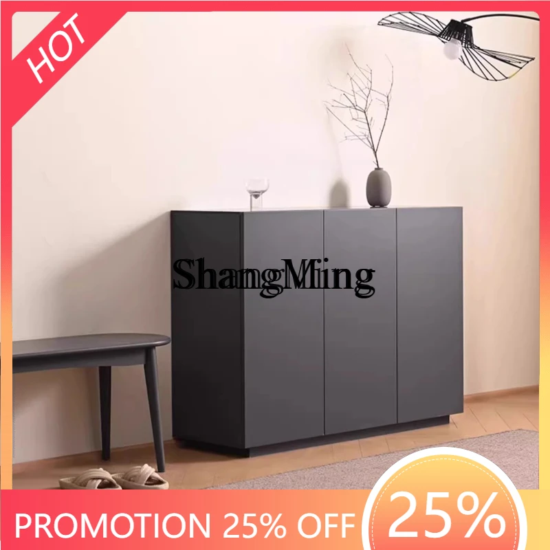 

SM Home Office Information File Simple Modern Storage Storage Floor Cabinet Wooden Partition Tea Short Cabinet