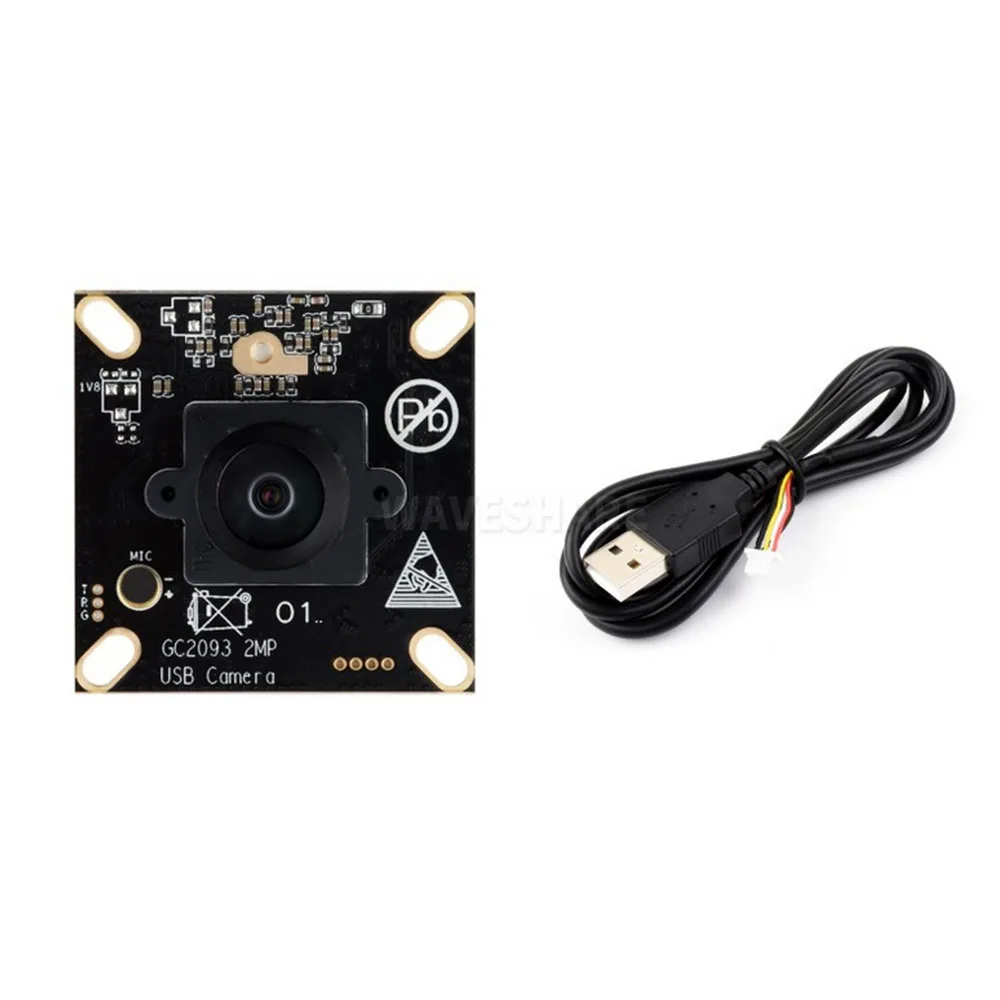GC2093 2MP USB 카메라 모듈 와이드 다이나믹 백라이트 이미징 고정 초점 온보드 마이크