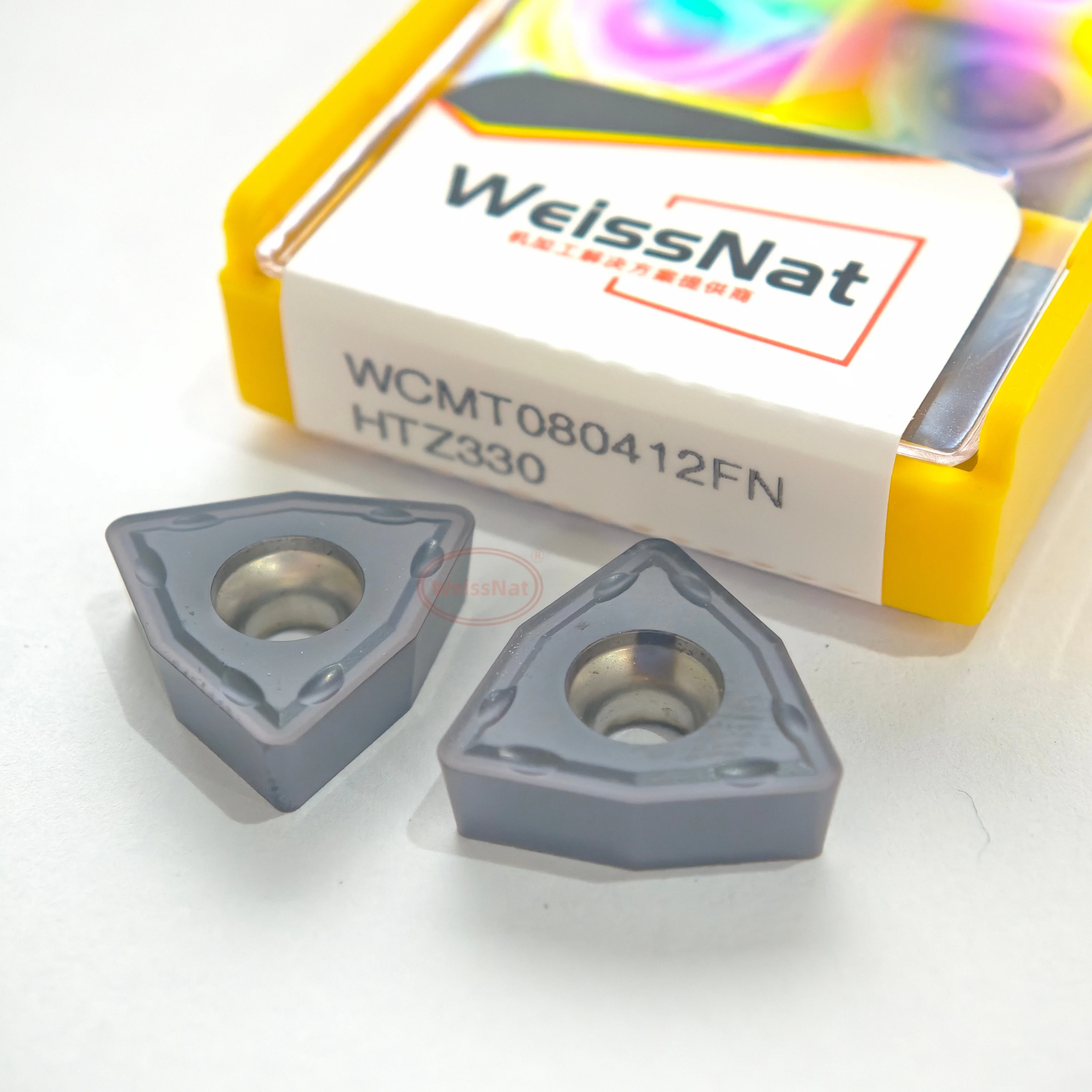 WCMT050308FN، WCMT06T308FN، WCMT030208FN، WCMT040208FN، WCMT080412FN إدراجات كربيد، إدراجات مثقاب WCMT U #1