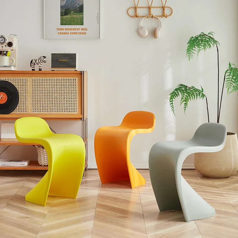 Stackable Thickened Plastic Stool Multi Color Household Stools Modern Minimalism Dining-table Chair 걸상 Livingroom Furniture